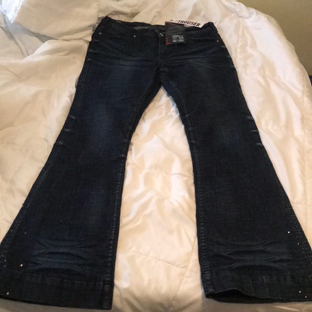 Cowgirl Tuff Sassy Trouser Bootcut Jeans 35L/35W